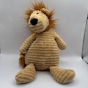 Jellycat Lion Cordy Roy Plush Stuffed Animal 15" Toy Soft Gold Yellow Tan
